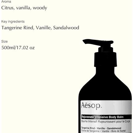 Aesop Rejuvenate Intensive Body Balm 500Ml - Image 3
