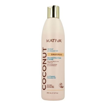 Kativa Coconut Retinol Almond Oil Shampoo 355Ml