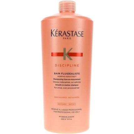 Kerastase Discipline Bain Fluidealiste Smooth-In-Motion Shampoo For Very Damaged Hair 1000Ml