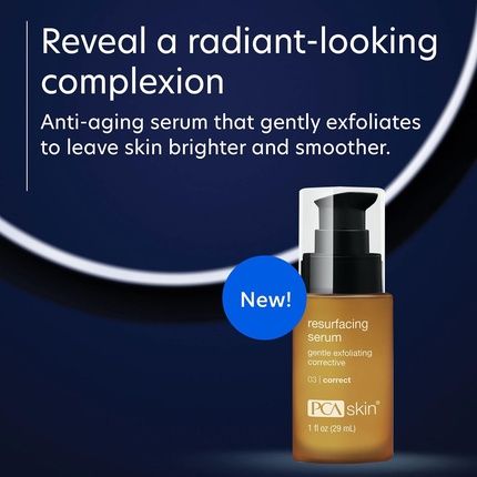 Pca Skin Resurfacing Serum Gentle Exfoliating Facial Corrective With Lactic Acid