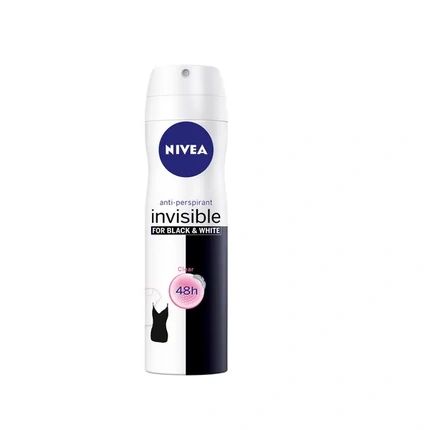 Nivea Invisible For Black And White Clear Spray 200Ml