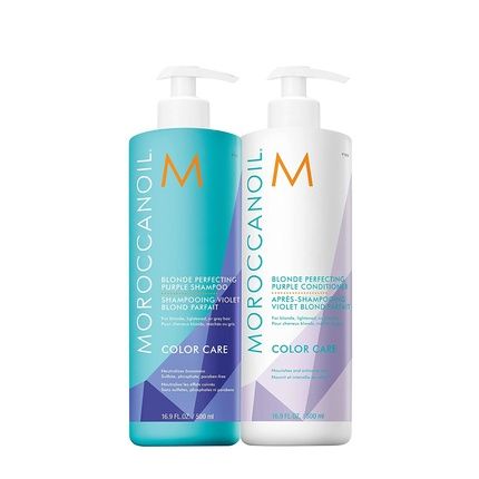 Moroccanoil Blonde Shampoo & Conditioner Half-Liter Set