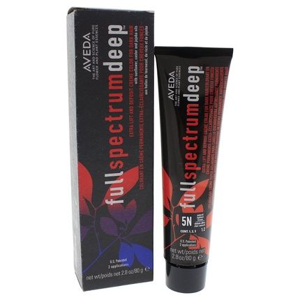 Aveda Full Spectrum Deep Extra Lift And Deposit Permanent Color 5 Natural Lightest Brown 2.8Oz 80Ml
