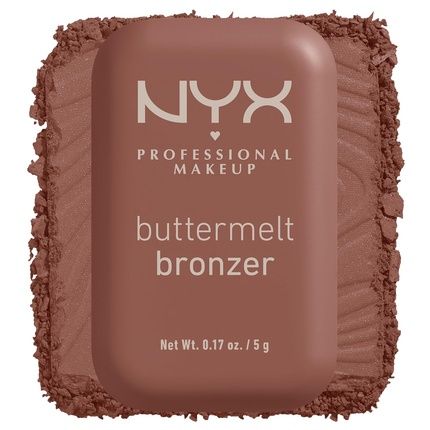 Nyx Professional Makeup Matte Buttermelt Bronzer Longwear Face Makeup Vegan Formula Butta Off 05 0.17 Ounce