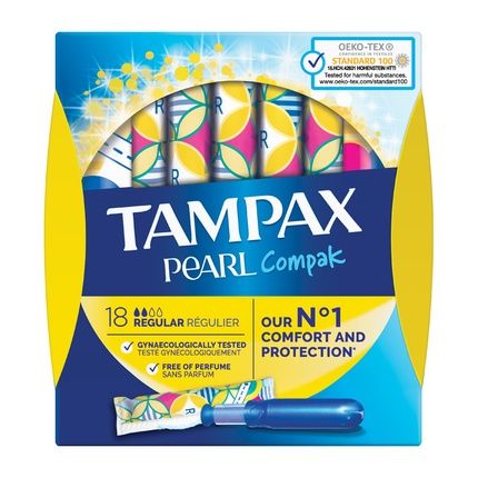 Tampax Compak Pearl Regular Tampons