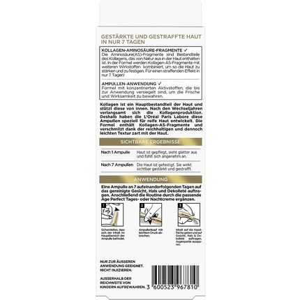 L'Oreal Paris Firming Ampoules 7-Day Treatment For Mature Skin With Collagen As Fragments