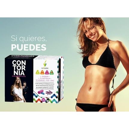 Novadiet Contornia Capsules With L. Gasseri And L. Plantarum For Weight Control