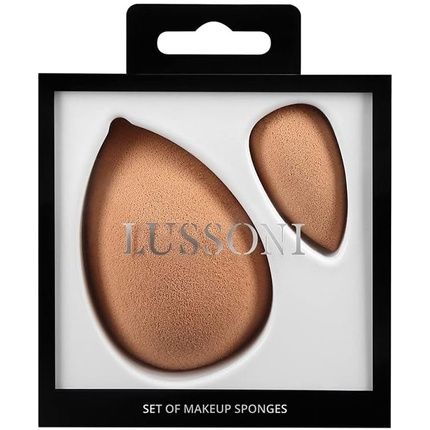 T4B Lussoni 2 Piece Makeup Sponge Set Skin-Colored Blending Sponges