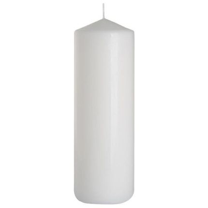 Bispol Candle Cylinder Sw80250090 White 0813