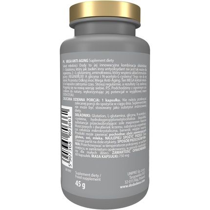 Activlab Doda D'Eau Mega Anti-Aging Vegetable Capsules 60 - Image 3