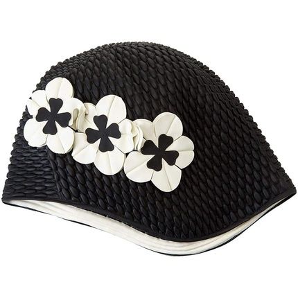 Fashy Women'S Rubber Bubble Cap Black - Image 3