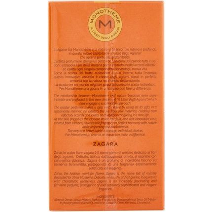 Monotheme Zagara Eau De Toilette 100Ml - Image 3