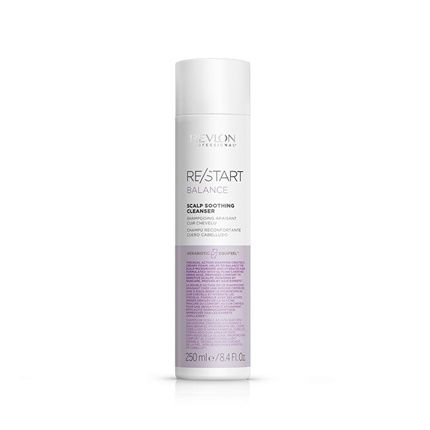 Revlon Restart Balance Scalp Soothing Cleanser 250Ml Soothing Shampoo For Sensitive Scalp