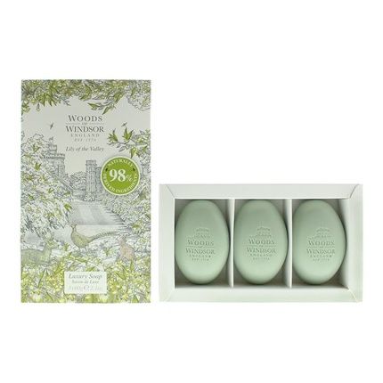 Woods Of Windsor Lily Of The Valley Luxury Soap For Her 60G - Pack Of 3