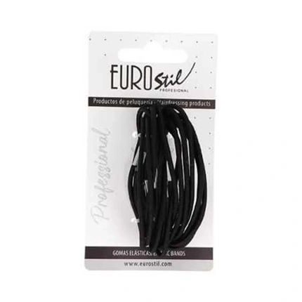 Eurostil Black Fine Hair Elastics Pack Of 1