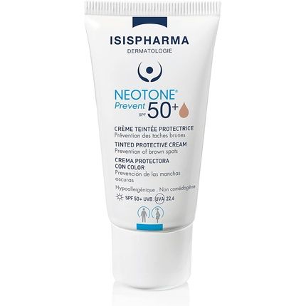 Isispharma Neotone Radiance Prevent Spf 50+ Tinted Moisturizer For Face