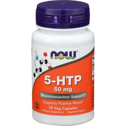 Now Foods 5-Htp 30 Capsules 50Mg