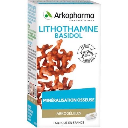 Arkopharma Phytotherapy Treatment Arkogelules Lithothamne Basidol 150 Capsules