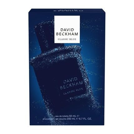David Beckham Classic Blue Gift Set Eau De Toilette & Shower Gel For Him - Image 3