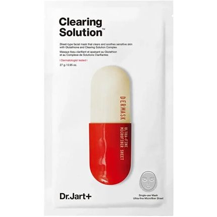 Dr. Jart+ Clearing Solution Sheet Facial Mask 5 Count - Pack Of 5