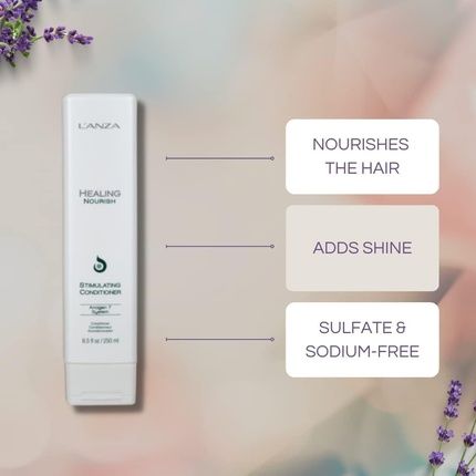 L'Anza Healing Nourish Stimulating Conditioner 250Ml - Image 3