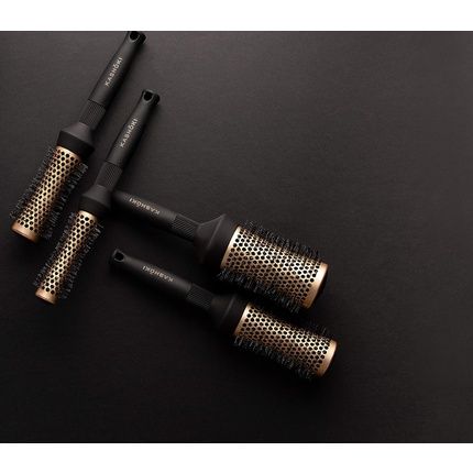 T4B Kashoki Hourglass Styling Brush Antistatic And Ionic Round Brush With Ceramic Coating 33Mm - Image 3