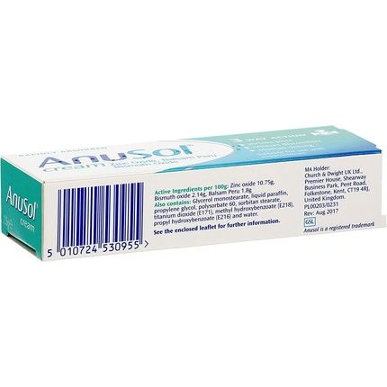 Anusol Hemorrhoids Treatment Cream Proven Formula 23G Single - Image 3