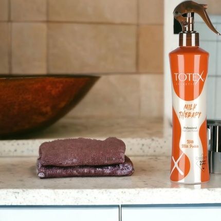 Totex Professional Two Phase Milk Therapy Leave In Spray Conditioner 400Ml - Image 3