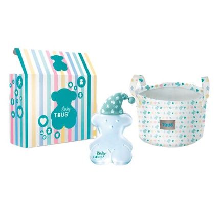 Tous Set Baby Eau De Cologne Spray 100Ml With Bathroom Basket