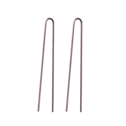 Eurostil 200 Black Hairpins 6Cm