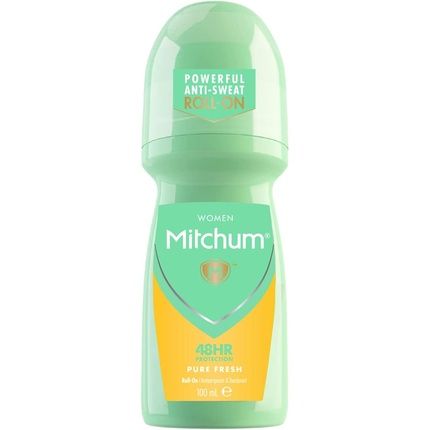 Mitchum Women 48Hr Protection Roll-On Deodorant And Antiperspirant 100Ml Pure Fresh Dermatologist Tested