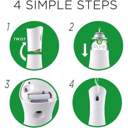 Airwick Air Freshener Freshmatic Autospray Refill, Smooth Satin & Lily