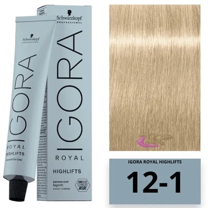 Schwarzkopf Igora Royal Highlifts Ash 121 Hair Color 60Ml