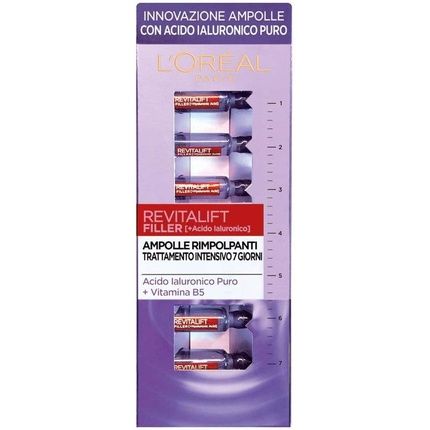 L'Oreal Paris Revitalift Filler Anti-Wrinkle Pure Hyaluronic Acid And Vitamin B5 Concentrate 1.3Ml