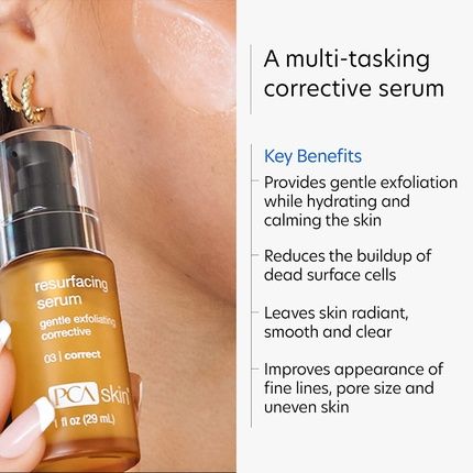 Pca Skin Resurfacing Serum Gentle Exfoliating Facial Corrective With Lactic Acid - Image 3