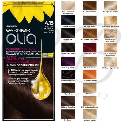 Garnier Olia Permanent Ammonia-Free Hair Bleach With Natural Floral Oils D+++ Extreme Blond Bleach - Image 4