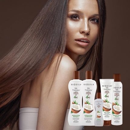 Biosilk Silk Therapy With Natural Coconut Oil Moisturizing Conditioner 355Ml - Image 3