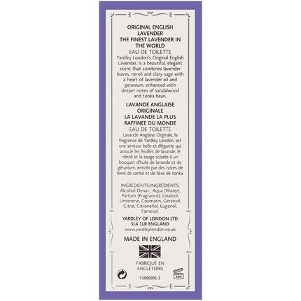 Yardley London Original English Lavender Eau De Toilette Fragrance For Her 125Ml - Amazon Exclusive - Image 3