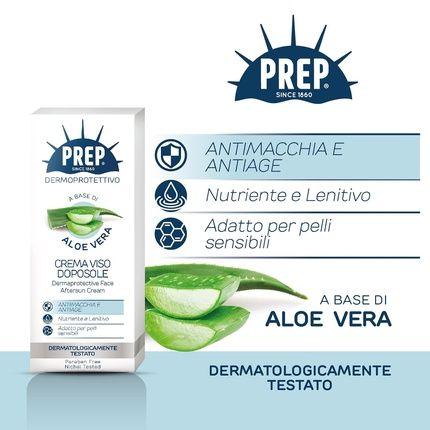 Prep Face Cream After Sunbathing With Aloe Vera 50Ml - Image 3