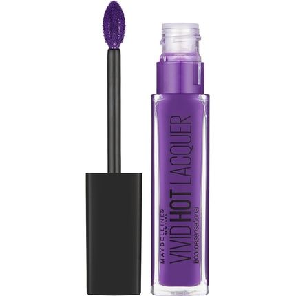 Maybelline Color Sensational Vivid Hot Lacquer Liquid Lipstick Number 78 Royal Royal 7.7Ml