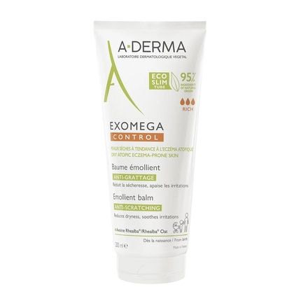 A-Derma Exomega Control Emollient Balm 200Ml - Soothing And Moisturizing