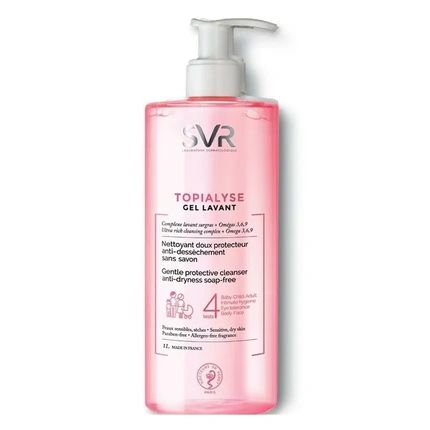 Svr Topialyse Cleansing Gel 1000Ml Gentle Cleansing For Sensitive Skin