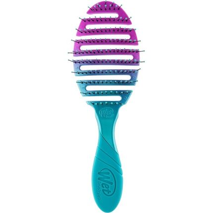 Wet Brush Pro Flex Dry Brush Teal Ombre For Unisex Hair