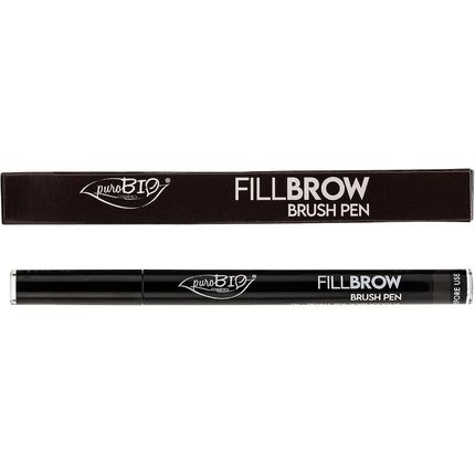 Puro Bio Fillbrow Brush Pen 04 Nero 0.7Ml