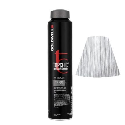 Goldwell Topchic Can 12Bs Ultra Blonde Beige Silver 250 Grams Permanent Hair Color