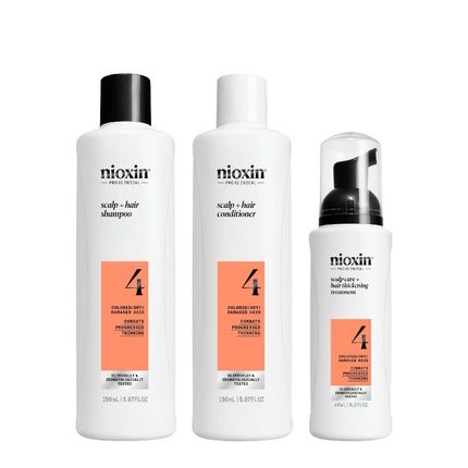 Nioxin System 4 For Colored Hair With Advanced Thinning Treatment Pack 150Ml 150Ml 40Ml