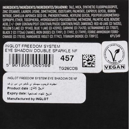 Inglot Freedom System Eyeshadow Ds Nf 457 - Image 3