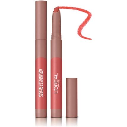 L'Oreal Paris Infallible Very Matte Lip Crayon Lipstick Smudge Proof Nude