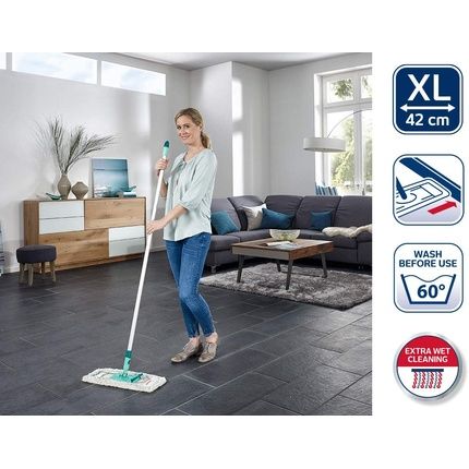 ممسحة أرضية من ليفهيت Profi Xl Cotton Plus بمقبض من الألومنيوم