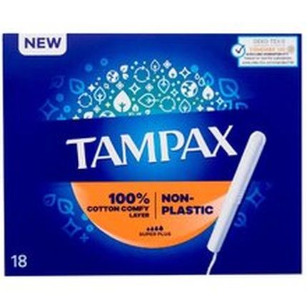 Tampax Nonplastic Super Plus Tampons